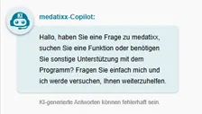 Chatfenster medatixx-Copilot