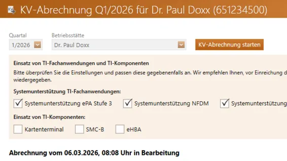 Vorschaubild zu Einfache Abrechnung in medatixx: So schnell und sicher war Abrechnung noch nie