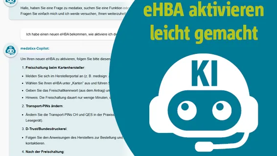 Vorschaubild zu medatixx-Copilot: eHBA aktivieren, ohne Rückfragen im Support